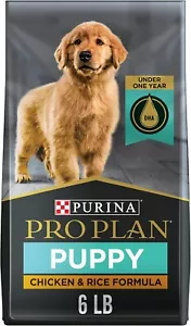 Purina Pro Plan High Protein Dry Puppy Food, Chicken and Rice Formula - 6 lb.... - Picture 1 of 10