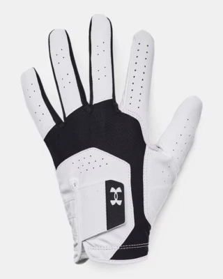 Under Armour Men's UA Iso-Chill Right Golf Glove 1370277-001 Black/White - Image 1 of 2