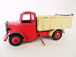 DINKY 25M/410 'BEDFORD END TIPPER' ROSSO/CREMA. ORIGINALE. VINTAGE. BUONO. COMPLETO. - Foto 1 di 6