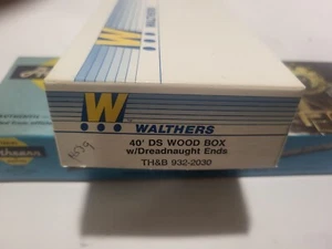 HO Walthers 932-2030 40' DS Wood Box car THB Toronto Hamilton Buffalo 4539 kit - Picture 1 of 2