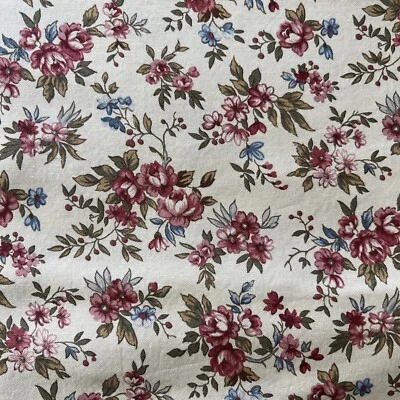 ANNABELLE BY MODA - 3 yard Cut - Floral with pink blue green - Free Shipping - Image 1 of 4