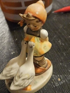Hummel Figurine "Goose Girl" by Goebel, HUM 45, 47/0, 4.75" - Picture 1 of 6