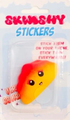 Skwishy Stickers Colorful Cloud Phone Holder Stress Relief - Image 1 of 2