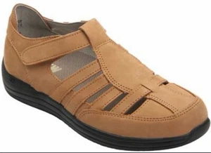 Drew Damengröße 7 W Nubukleder-Sandalen Diabetiker therapeutische Schuhe ingwer - Bild 1 von 11