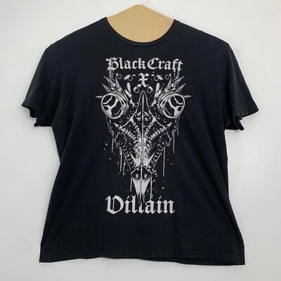 Camiseta negra de manga corta Black Craft x The Villain Marty Scurll para hombre 2XL Foto 1 de 4
