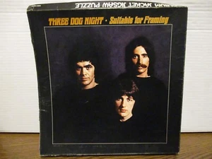 Drei Hunde Nacht geeignet zum Einrahmen Album Jacke Puzzle 1969 Vintage - Bild 1 von 10