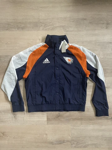 ADIDAS EDMONTON OILERS RR JACKET NHL HP1749 | Sz LARGE Cover