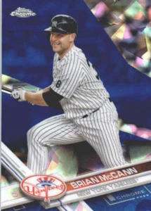BRIAN MCCANN 2017 TOPPS CHROME SAPPHIRE EDITION #48 ONLY 250 MADE - Picture 1 of 2
