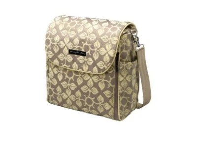 Mochila cuadrada convertible con fondo de pepinillo Petunia bolsa de pañales de lujo. Foto 1 de 3