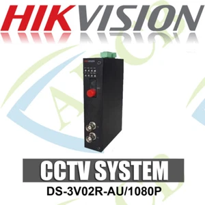 HIKVISION DS-3V02R-AU/1080P HD-TVI OPTICAL FIBRE RACK-MOUNTED RECEIVER, 20KM, - Picture 1 of 2
