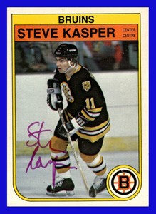 1982-83 OPC O-PEE-CHEE Hockey Signed #12 Steve Kasper Boston Bruins