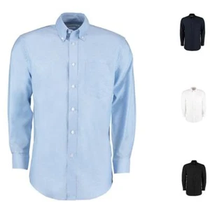 Camisa Oxford Kustom Kit Workplace Para Hombres Mangas Largas Calce Clásico Fácil Hierro - Imagen 1 de 16
