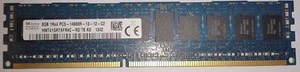 Dell SK Hynix 8GB (1X8GB) PC3-14900R DDR3 1RX4 ECC Server Memory Ram T0F69 - Picture 1 of 1