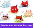 Tonies mini Monster Tasche für Tonie Hörspiel Figuren Schutz Beutel, Tonietasche