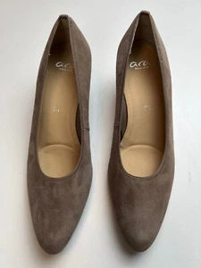 ARA Kelly Women’s Heel Pumps Size 8 Taupe Suede 2334 - Picture 1 of 11