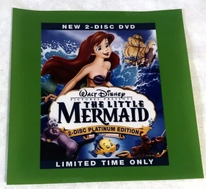 DIE KLEINE MEERJUNGFRAU 13 x 13 Duratran Poster Leuchtkasten Einsatz - Bild 1 von 1