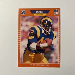 1989 Pro Set Greg Bell Football Cards #195 NFL - Picture 1 of 2
