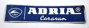 Antike Platte Werbung Adria Caravan Imv Sammlung Automobilia Camping - Bild 1 von 5