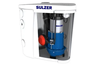 Sulzer Schmutzwasser-Hebeanlage ABS Sanimax MF 154 HW Heißwasser - 07565224 - Bild 1 von 1