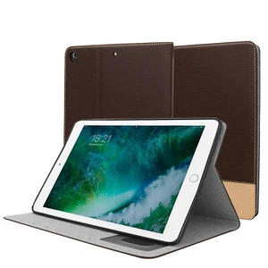 For New iPad 9.7 2018 6th 5th Wallet Case with Card Pocket Folio Flip Cover - Picture 1 of 32