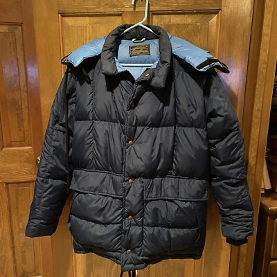 Vintage 80’sEddie Bauer Goose Down Puffer Parka Jacket Mens Medium - Image 1 of 4