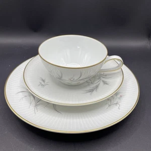 Thomas Gold Fern Tea Set Rosenthal White Grasses Gold Rim - Picture 1 of 7