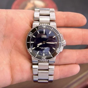 Oris Aquis Blue Dial Automatic 43mm Dive Watch 7653 - Picture 1 of 10