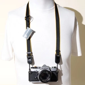 Black & Gold Street Camera Strap w/ 2x Peal Design Anchors & Accessory loop. - Picture 1 of 9