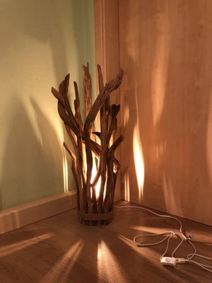Treibholz Lampe 89cm natur Leuchte Stehlampe Unikat Loft LED E14 Ast Natur Deko - Bild 1 von 4