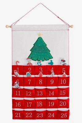 Новый рождественский войлочный адвент-календарь с фетровыми украшениями DISNEY Mickey & Friends - Изображение 1 из 4