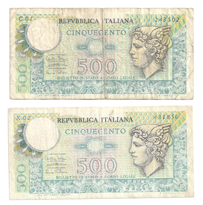 500 Lire Circulated Banknote 1974 - Italy - Image 1 of 2