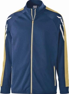 Holloway Erwachsene Flux Jacke Navy Blau/Vegas Gold/Weiß Neu Medium - Bild 1 von 1