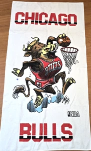 Vintage NBA Chicago Bulls Beach Towel 57” - Picture 1 of 10