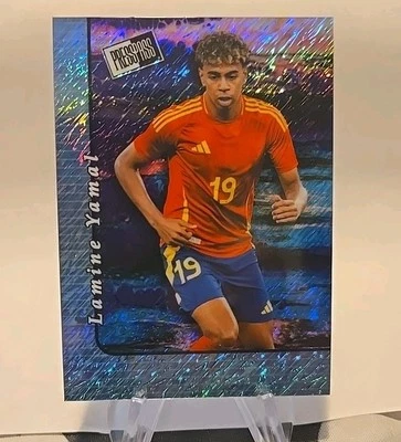 2024 Leaf Collective Promo - 2000 Press Pass Lamine Yamal #20B-4 azul claro Foto 1 de 2