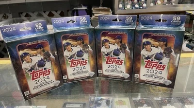 Lot of (4) Topps 2024 Update Series Hanger Boxes FACTORY SEALED - Skenes RC