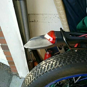 Rear Fender Brake Tail Light Custom Off-road Fits For Harley XL 883L 2005-2015 - Foto 1 di 3