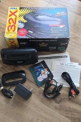 Sega Genesis 32X 32-Bit  Arcade Upgrade Genesis Sega CD CIB - Image 1 of 4