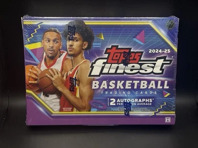 2024-25 TOPPS FINEST HOBBY BOX (2 AUTOS) Basketball Brand New Factory Sealed
