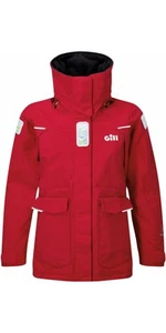 Gill Womens OS2 Offshore Sailing Jacket - Red - Picture 1 of 9