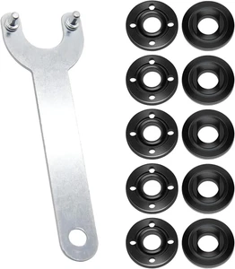 Angle Grinder Wrench Kit - 11 Pcs Flange Nuts for 4.5" & 5" Grinders - Picture 1 of 7