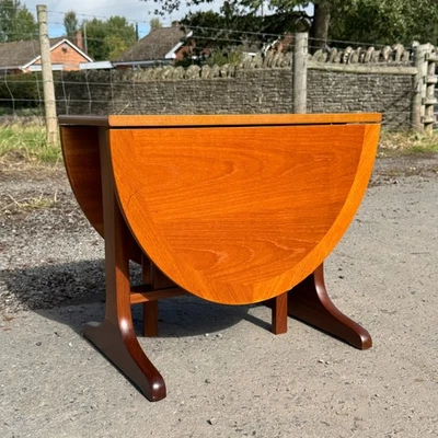 Vintage Teak Coffee Table Parker Knoll Drop Leaf Side Table Occasional 5694 - Image 1 of 4