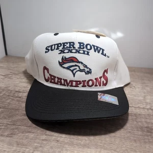 Gorra ajustable de colección Logo 7 Denver Broncos Super Bowl XXXII 32 Snapback NFL - Imagen 1 de 8