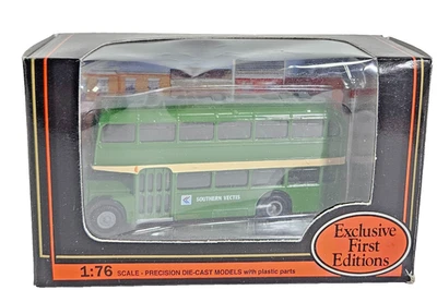 Autobús Efe escala 1:76 Bristol FLF Lodekka Southern Vectis Route 1A 13906 en caja. Foto 1 de 4