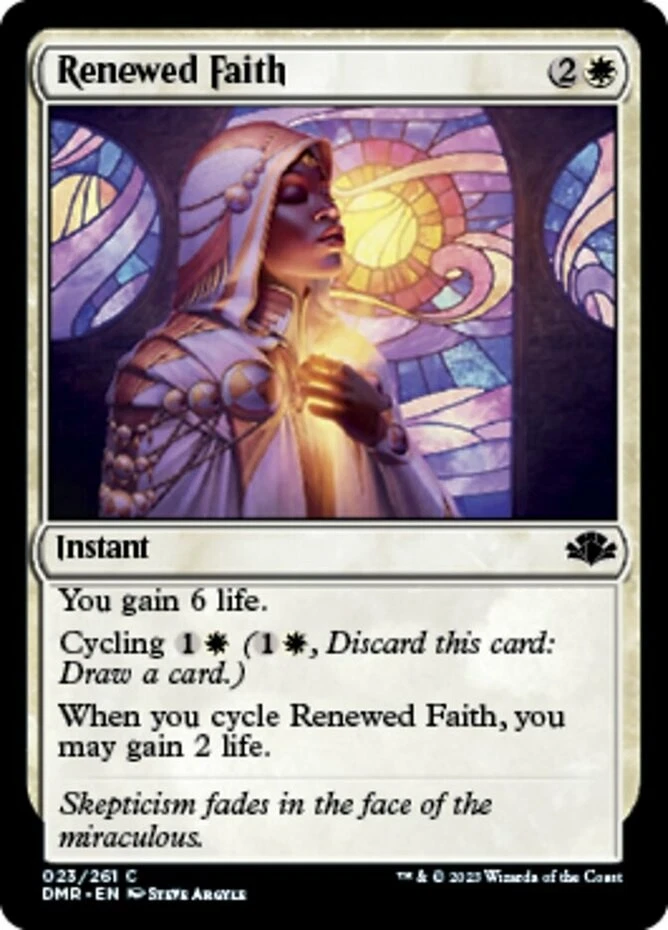 x1 Renewed Faith - Dominaria Remastered - NM - MTG - Image 1 of 1