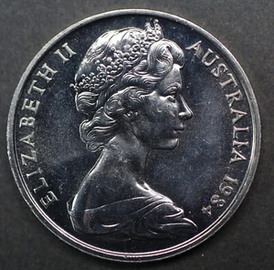 Australia 1984 20c UNC from a RAM set in a 2 x 2 - Picture 1 of 2