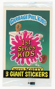 POTTY SCOTTY 1986 GARBAGE PAIL KIDS 1st Series GIANT STICKER PACK *Sealed Pack* - Bild 1 von 2