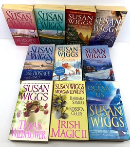 Lot of 10 Susan Wiggs Romance Books Paperbacks Fireside Hostage Mistress Texas - Picture 1 of 11