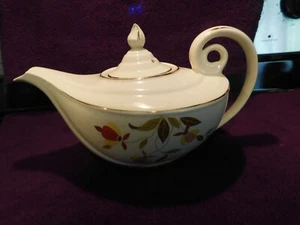 Halls Jewell T Autumn Leaf Genie Tea Pot with Lid - See Description - Picture 1 of 10