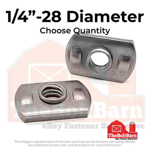 1/4"-28 Dual Rib Prong Spot Weld Nuts (Pick Quantity) - Picture 1 of 7