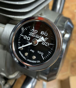 Honda cb750 69-78 Sohc BLACK MARSHALL oil pressure gauge Cb750 K And F